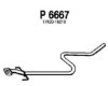 FENNO P6667 Exhaust Pipe